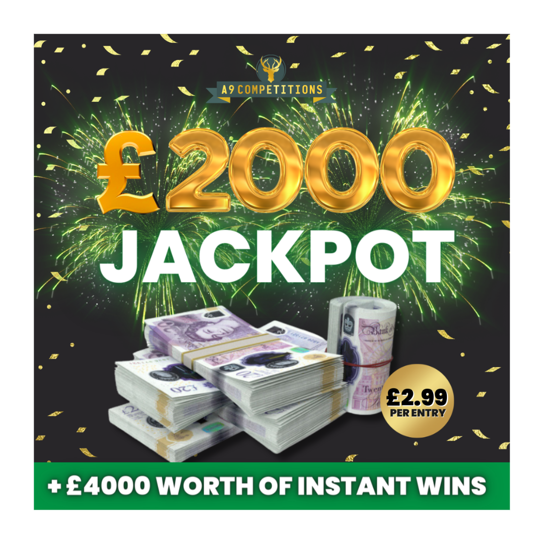 £2000 Jackpot + £4000 Worth of Instant Wins – A9 Competitions